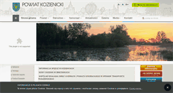Desktop Screenshot of kozienicepowiat.pl